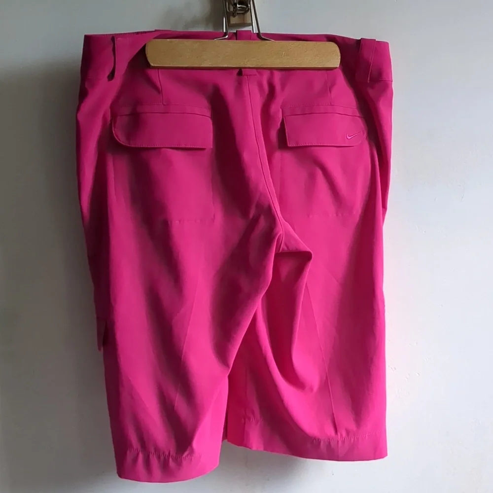 Nike Shorts Golf Hot Pink Fushia Bermuda 8 - Picture 9 of 12